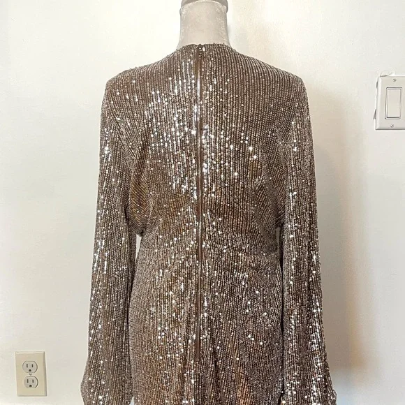 FASHION NOVA Sugar Free Sequin Dress BNWT - Picture 8 of 10